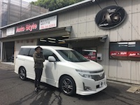 お客様の写真と、施工後のお車 施工前 #1